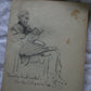 Antique rare Victorian 1884 full sketch book NYC