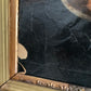 Antique portrait oil painting